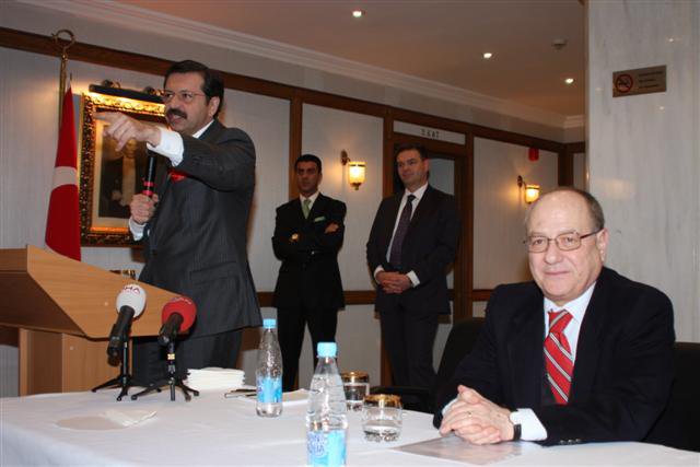 Rusya'da Türk iş adamları ile buluşma
