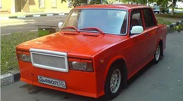 Rusya'daki en tuhaf modifiye otomobiller
