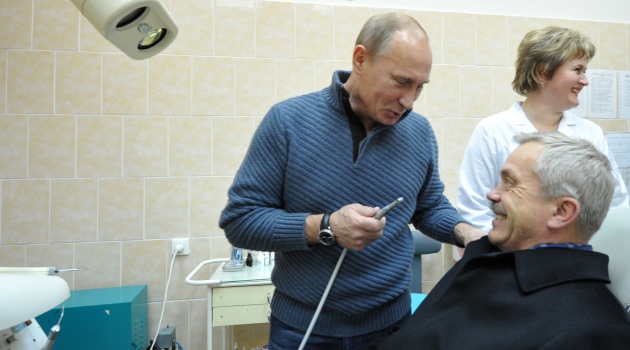 Putin dişçi koltuğunda tehditle Vali’den yeni cihaz istedi 