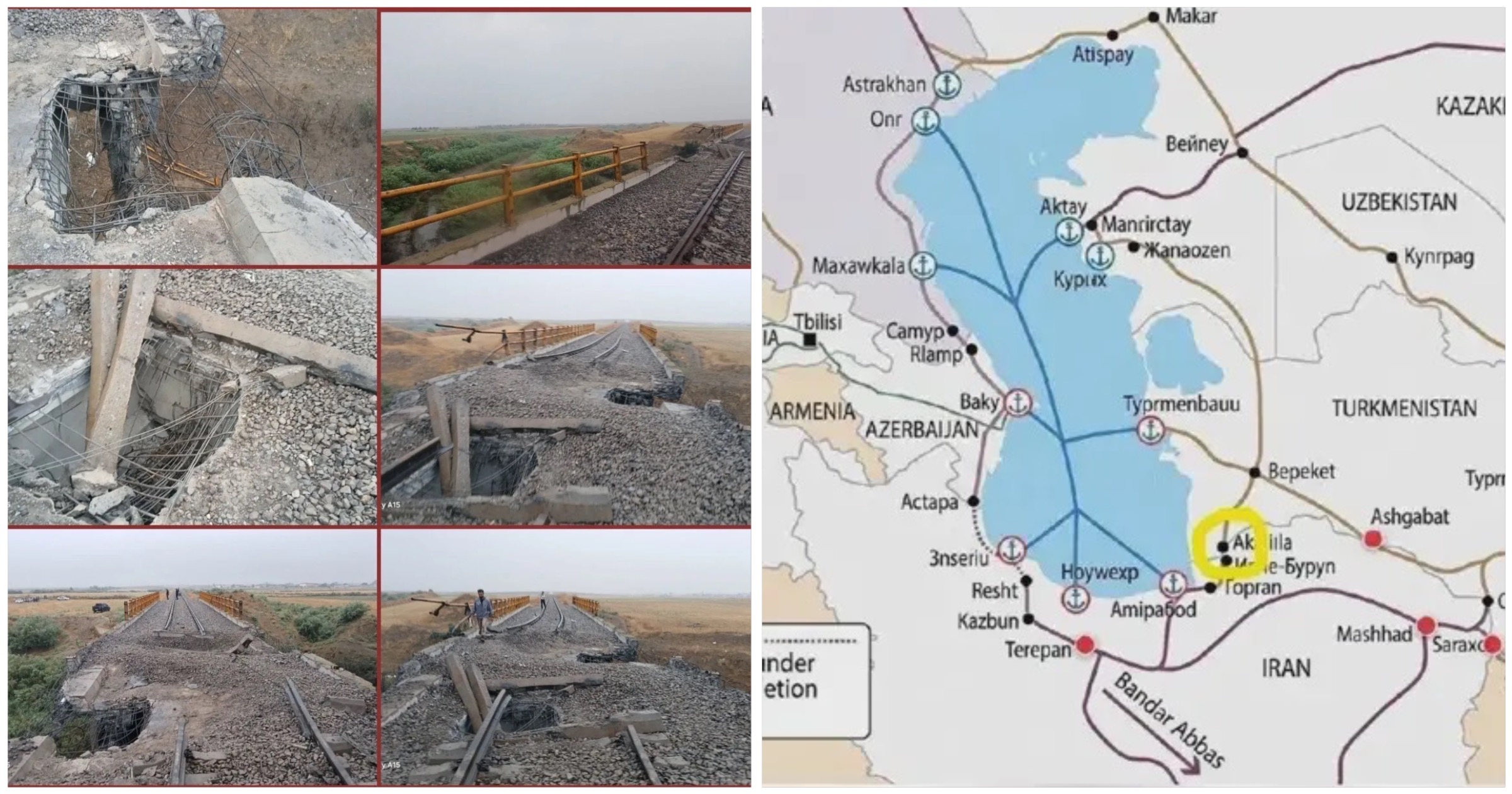 ABD, İran'da Rusya'nın Kullandığı Stratejik Demiryolu Köprüsünü Vurdu