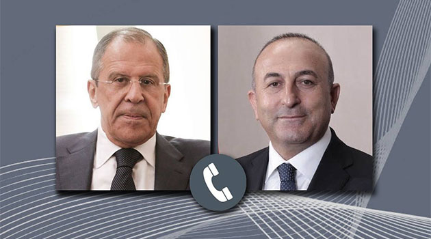 Çavuşoğlu ve Lavrov telefonda Suriye'yi görüştü