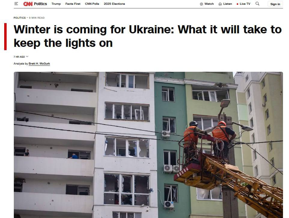 CNN: Ukrayna’yı Çok Zor Bir Kış Bekliyor