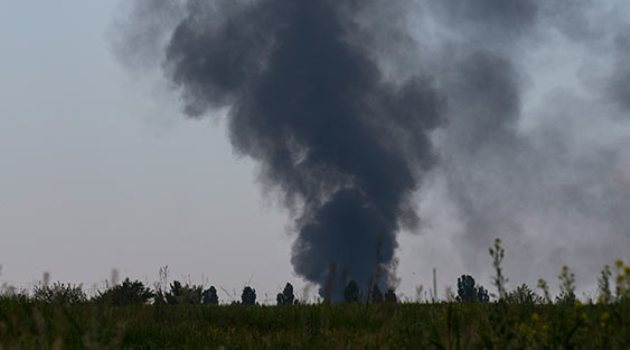 Ukrayna'da helikopter düşürüldü; 14 asker öldü