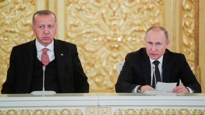 Erdoğan, salı günü Moskova'da Putin ile görüşecek