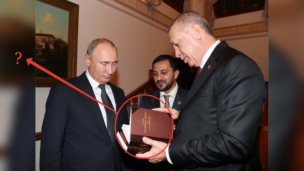 Erdoğan Putin'e hangi Rusça kitabı hediye etti?