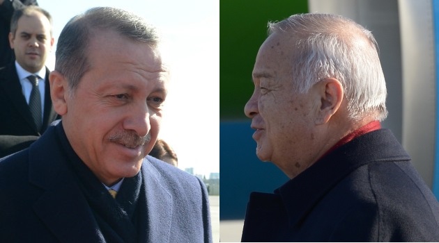 Erdoğan Soçi’de Özbekistan lideri Kerimov’la görüştü