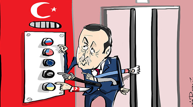 Erdoğan'ın Kırım desteğine karikatür ile cevap geldi