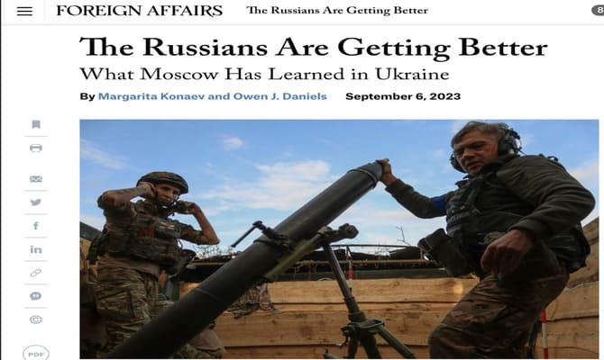 Foreign Affairs:İlk 6 aydaki hatalarından ders alan Rus ordusu daha iyiye gidiyor
