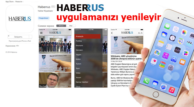 Haberrus iPhone uygulaması yenilendi