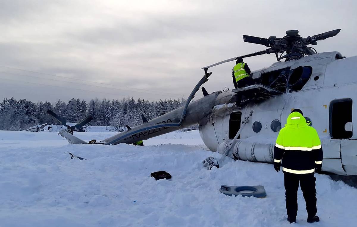 Magadan'da helikopter kazası: 2 ölü