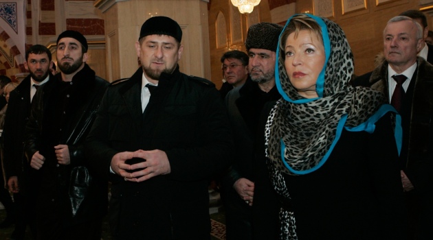 Matviyenko, Kadirov’la birlikte cami ziyaret etti