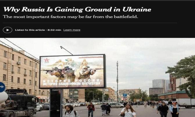 NYT: Rusya'nın Askeri Taarruzu Hız Kazanıyor