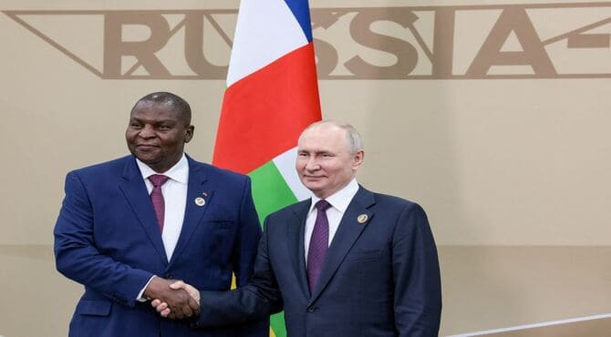 Orta Afrika Cumhuriyeti Liderinden Moskova’ya Resmi Ziyaret