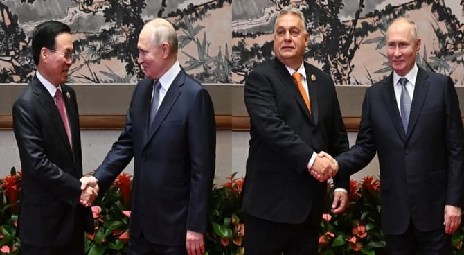 Putin, Pekin'de Vietnam ve Macaristan liderleri ile görüştü