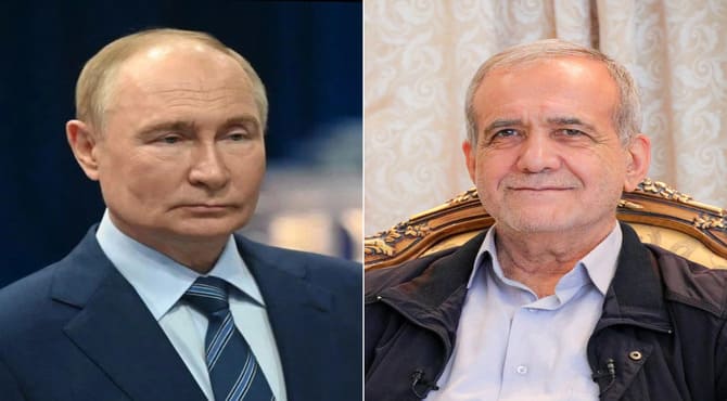 Putin ve Pezeşkiyan Artan Suriye Krizini Görüştü