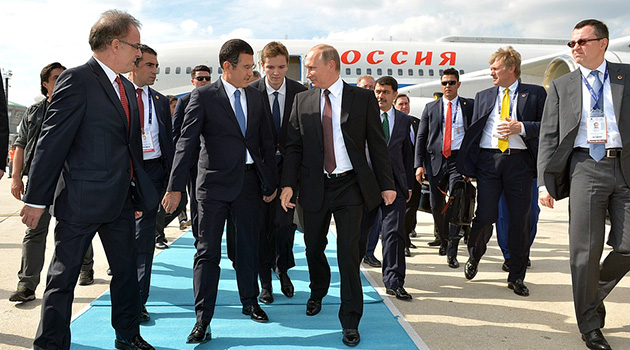 Putin uçak krizinden sonra ilk defa Türkiye’de