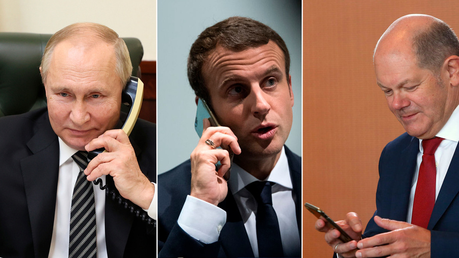 Putin’den Macron ve Scholz’e "Gıda krizini aşmak için yaptırımları kaldırın”