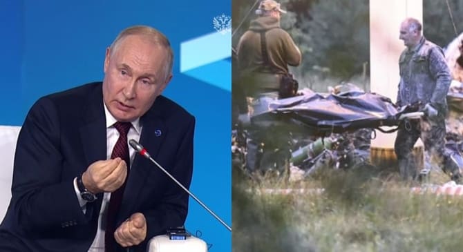 Putin’den önemli açıklamalar: Prigojin'in cesedinde el bombası parçaları bulundu