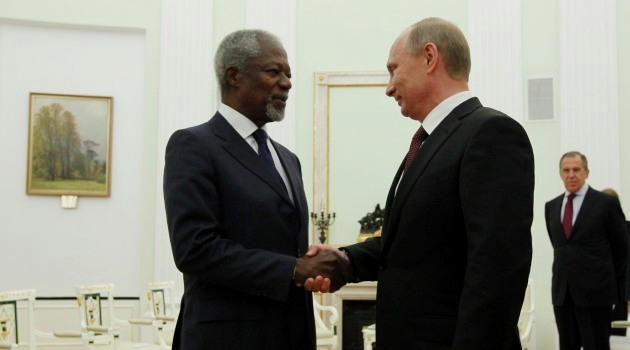 Putin’den, Annan’a tam destek