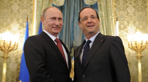 Hollande’den, Putin’e “porta şaraplı” Suriye’de çözüm önerisi