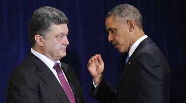 Obama, Ukrayna lideri Poroşenko ile görüştü