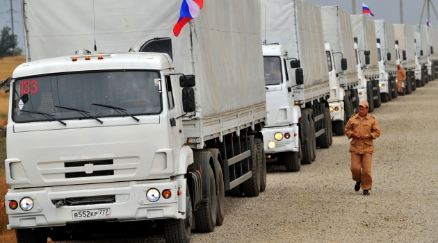 Rusya’nın 200 TIR’lık ikinci insani yardım konvoyu Ukrayna’ya girdi