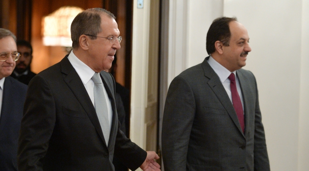 Katar Dışişleri Bakanı Moskova’da Lavrov'la görüşüyor
