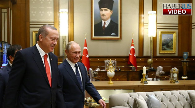 Rusya Devlet Başkanı Putin Cumhurbaşkanlığı Külliyesinde