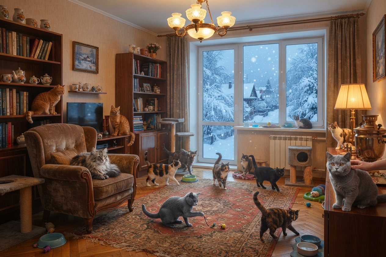 Rusya, En Çok Kedi Besleyen Ülke Oldu