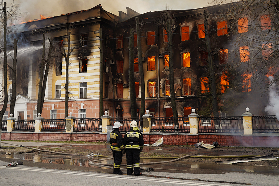 Rusya Havacılık ve Uzay Savunma Enstitüsü'nde çıkan yangında 7 kişi öldü