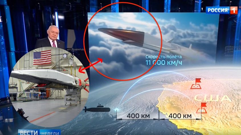 Rusya, TV üzerinden ABD'ye gözdağı verdi: Füzelerimiz 5 dakikada 800 kilometre gidiyor