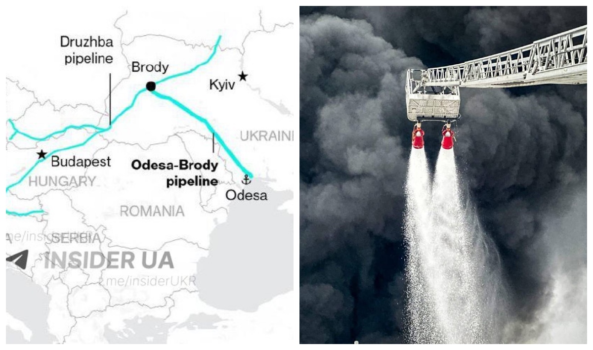 Rusya, Ukrayna'nın Lviv Bölgesindeki Petrol Boru Hattını Vurdu