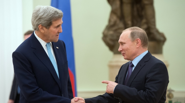 Putin ve Kerry görüşmesi başladı