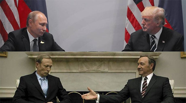 Trump-Putin görüşmesindeki 'House of Cards' benzetmesi şaşırttı