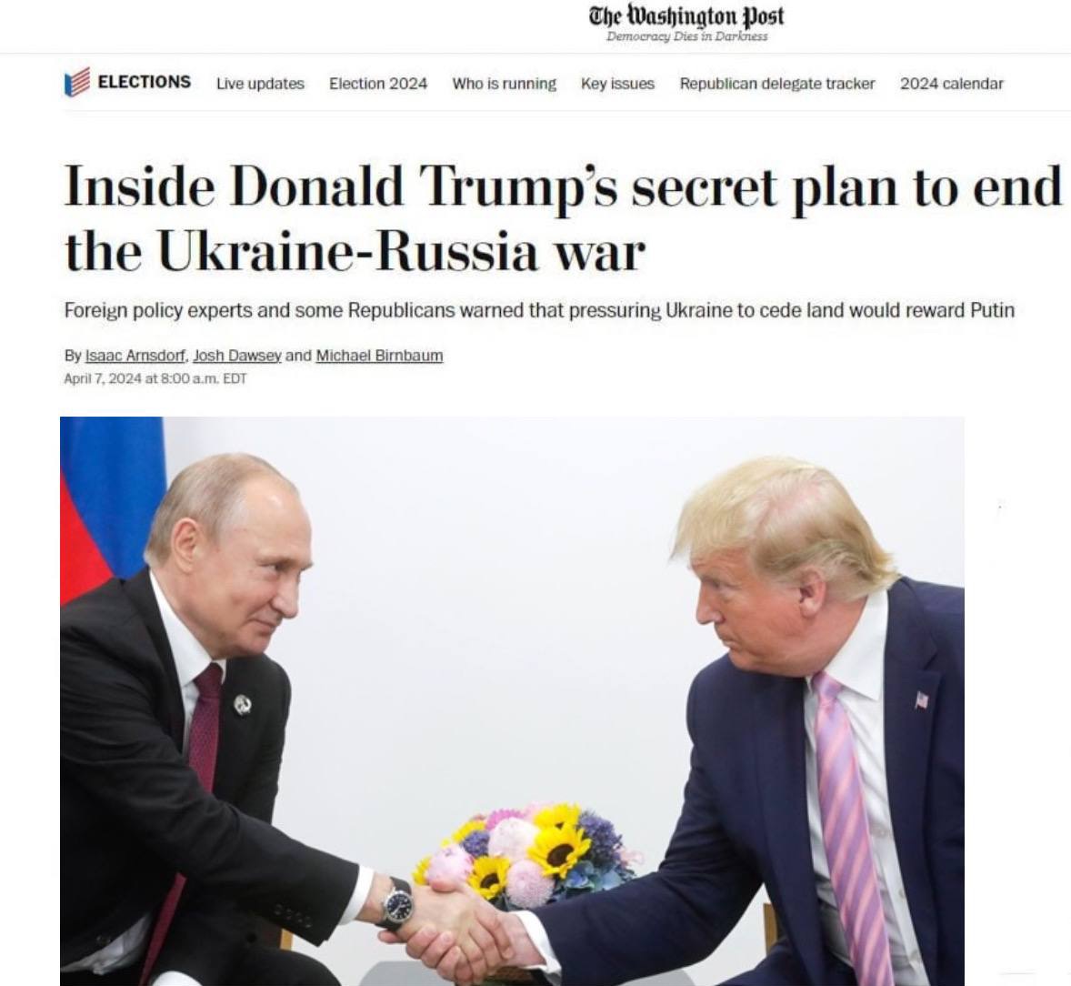 Trump, Ukrayna planını açıkladı
