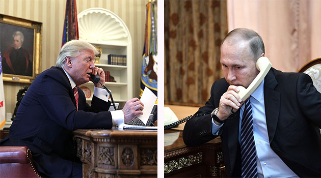 Trump ve Putin telefonda Kuzey Kore'yi görüştü