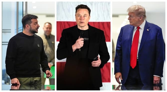 Trump ve Zelensky Görüşmesine Musk da Katıldı