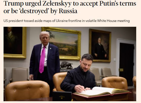 Trump'tan Zelenski'ye Şok Ültimatom: 'Rus Şartlarını Kabul Et ya da Yok Ol!'