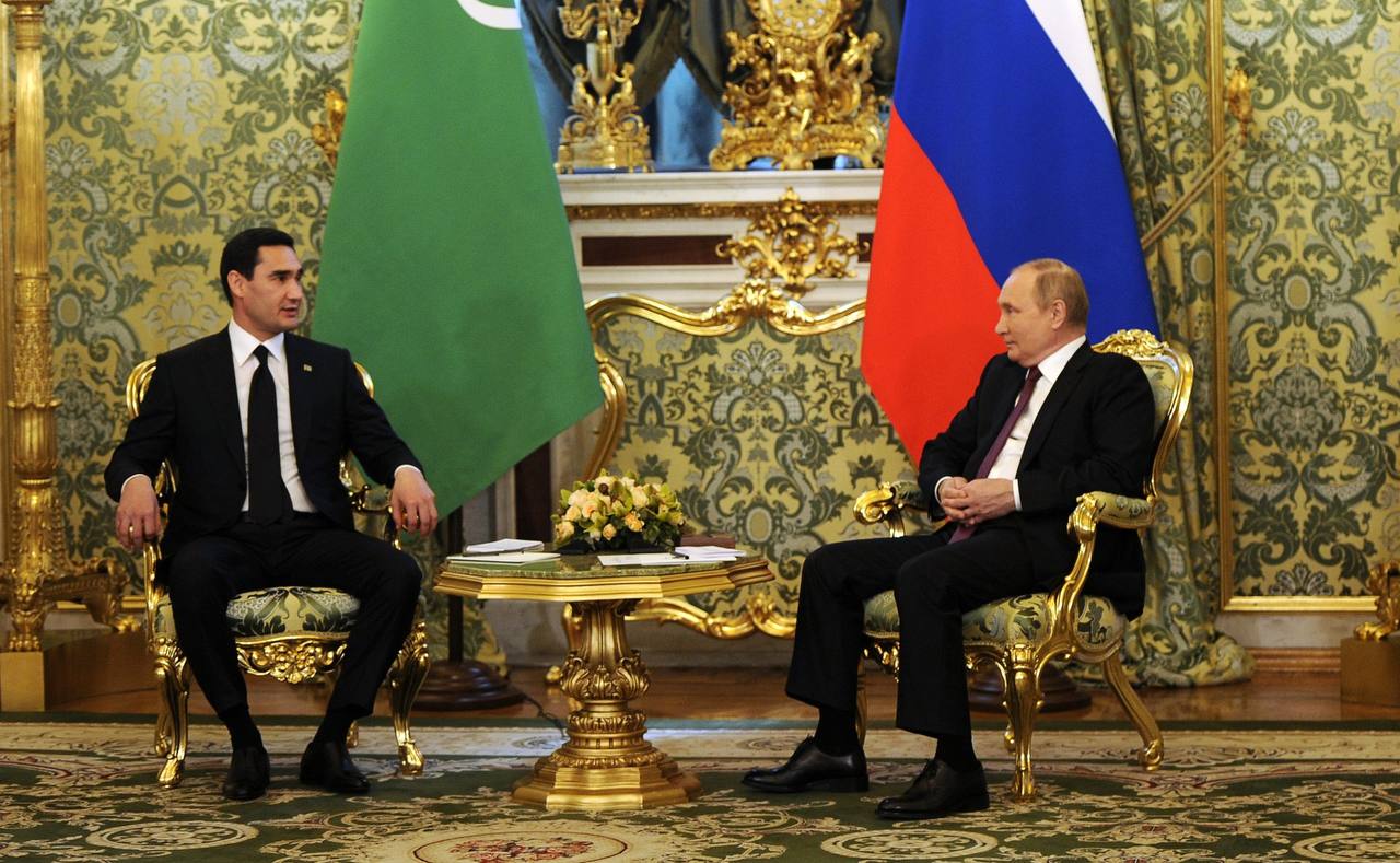 Türkmenistan’ın yeni lideri ilk yurtdışı ziyareti için Moskova’da