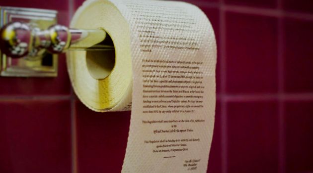 Ruslar yaptırımlara tuvalet kağıdıyla karşılık verdi