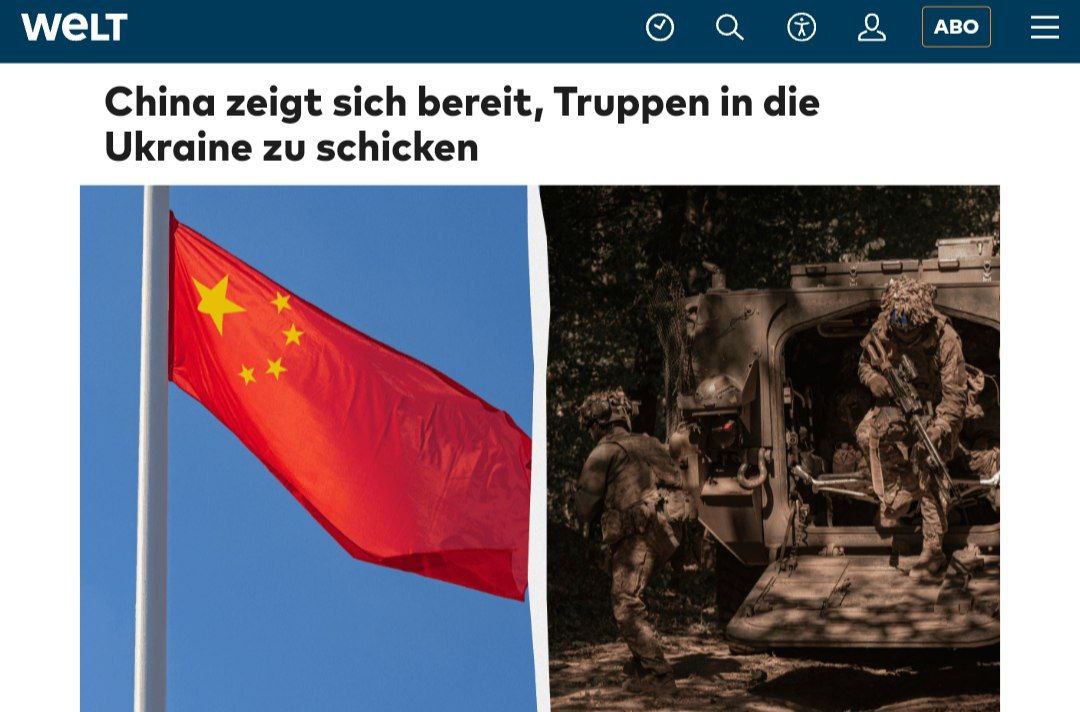 Welt: Çin, Ukrayna'ya Barış Gücü Göndermeye Hazır