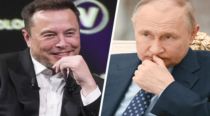 WSJ'den İlginç İddia; Musk, 2022'den Beri Putin'le Düzenli Olarak Görüşüyor