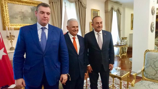 Yıldırım ve Çavuşoğlu ile görüşen Rus milletvekili: ABD'ye karşı poziyonumuz aynı