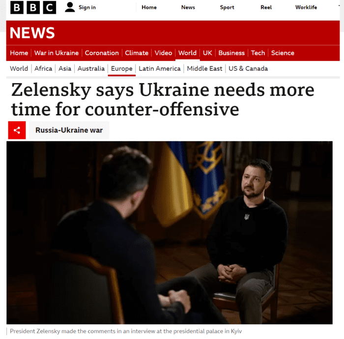 Zelensky: Ukrayna’nın taarruz için daha çok zamana ihtiyacı var