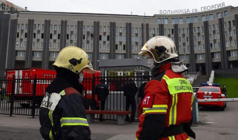 Rusya'da koronavürüs hastanelerinde çıkan 3'üncü yangın: 5 ölü