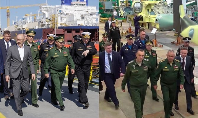 Rus Savunma Bakanı Pasifik Filosu ve helikopter fabrikasını teftiş etti
