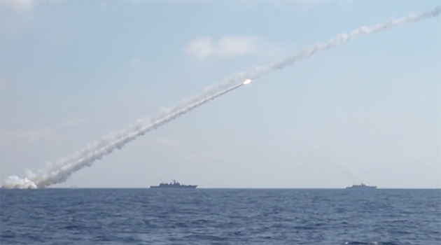 Rusya IŞİD’i Akdeniz’den seyir füzeleriyle böyle vurdu
