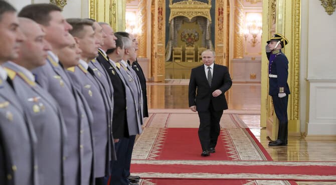 Savunma Bakanlığı’nda yeni terfiler; Putin, 87 general atadı