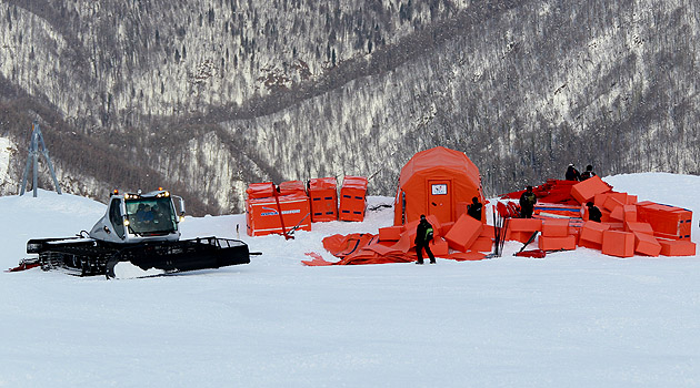 2014 Soçi Olimpiyatları için 45 bin metreküp kar depolanacak