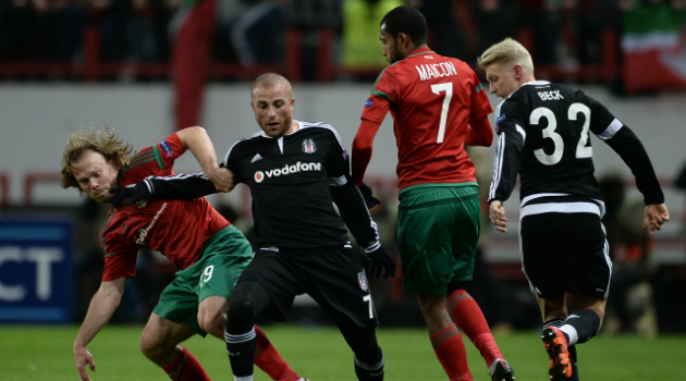 Lokomotiv Moskova: 0 - Beşiktaş: 0 (İlk yarı)
